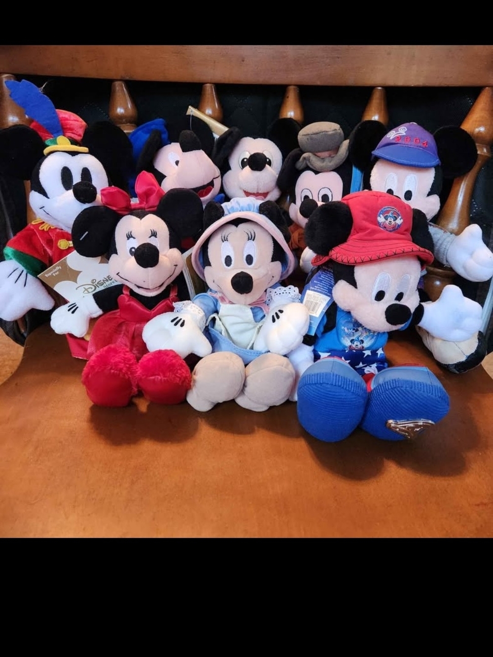 Disney Minnie & Mickey Plush Toy Bundle - ALL 8 Included In Purchase